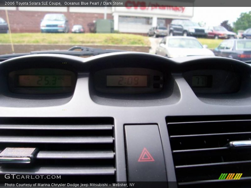 Oceanus Blue Pearl / Dark Stone 2006 Toyota Solara SLE Coupe