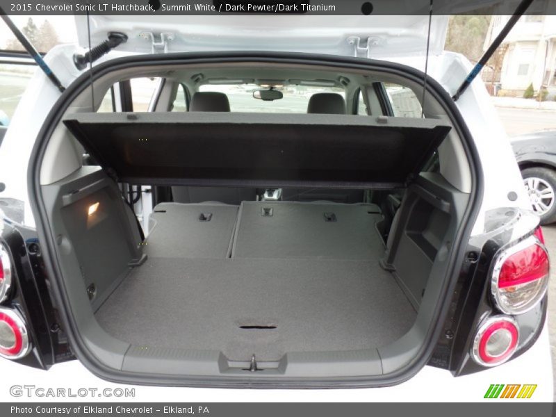 Summit White / Dark Pewter/Dark Titanium 2015 Chevrolet Sonic LT Hatchback
