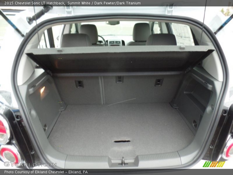 Summit White / Dark Pewter/Dark Titanium 2015 Chevrolet Sonic LT Hatchback