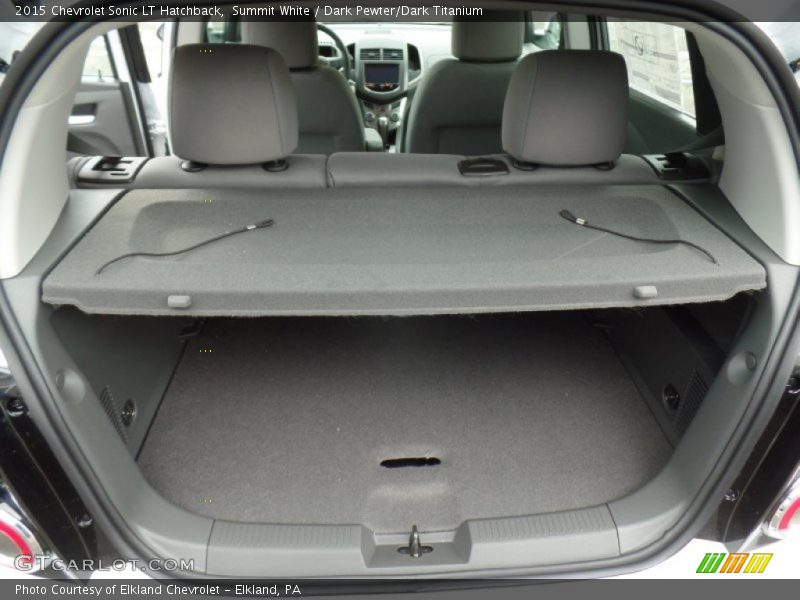 Summit White / Dark Pewter/Dark Titanium 2015 Chevrolet Sonic LT Hatchback