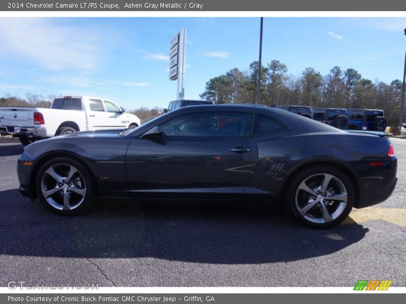 Ashen Gray Metallic / Gray 2014 Chevrolet Camaro LT/RS Coupe