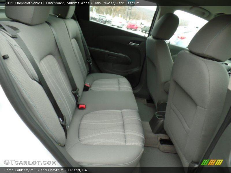 Summit White / Dark Pewter/Dark Titanium 2015 Chevrolet Sonic LT Hatchback