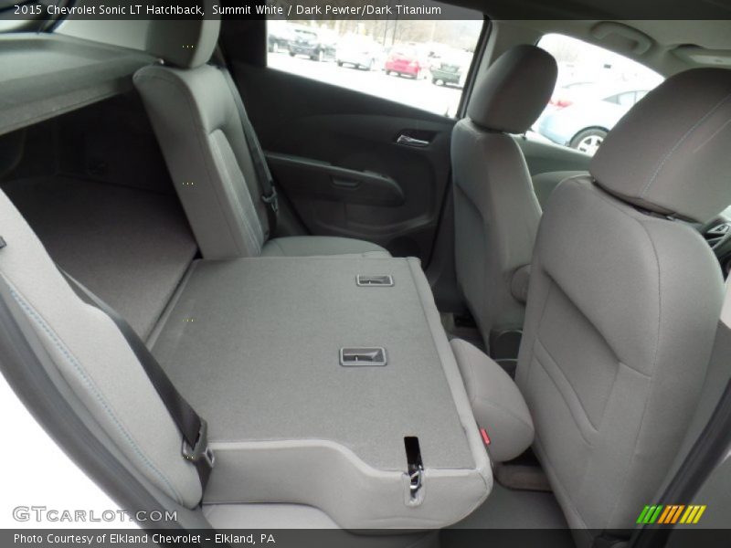 Summit White / Dark Pewter/Dark Titanium 2015 Chevrolet Sonic LT Hatchback