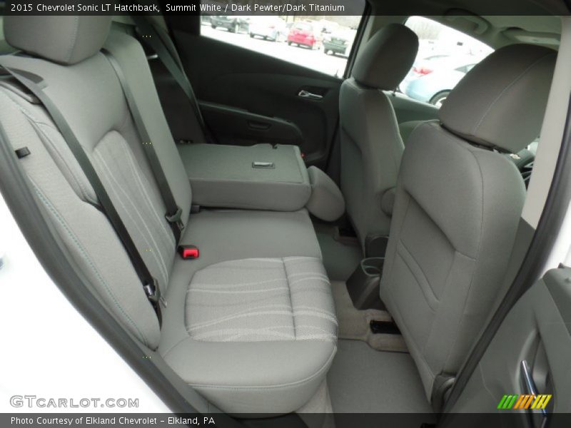 Summit White / Dark Pewter/Dark Titanium 2015 Chevrolet Sonic LT Hatchback