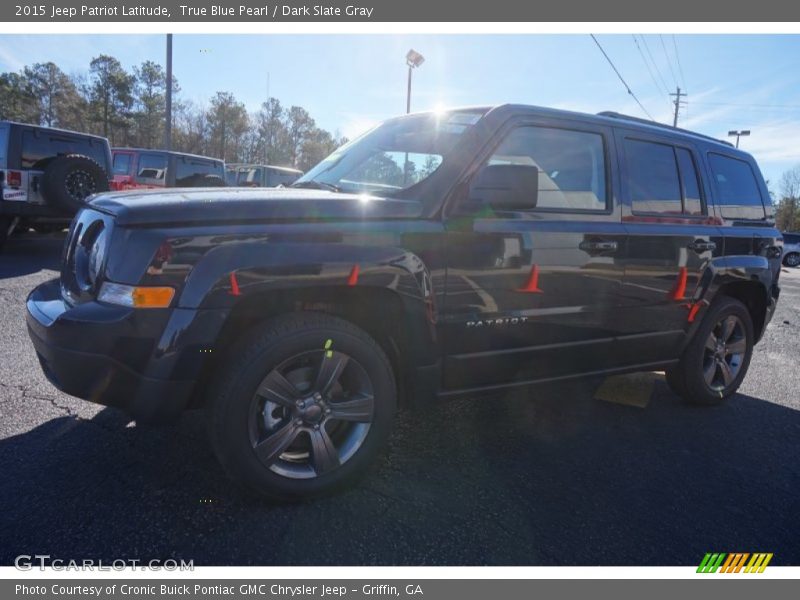 True Blue Pearl / Dark Slate Gray 2015 Jeep Patriot Latitude