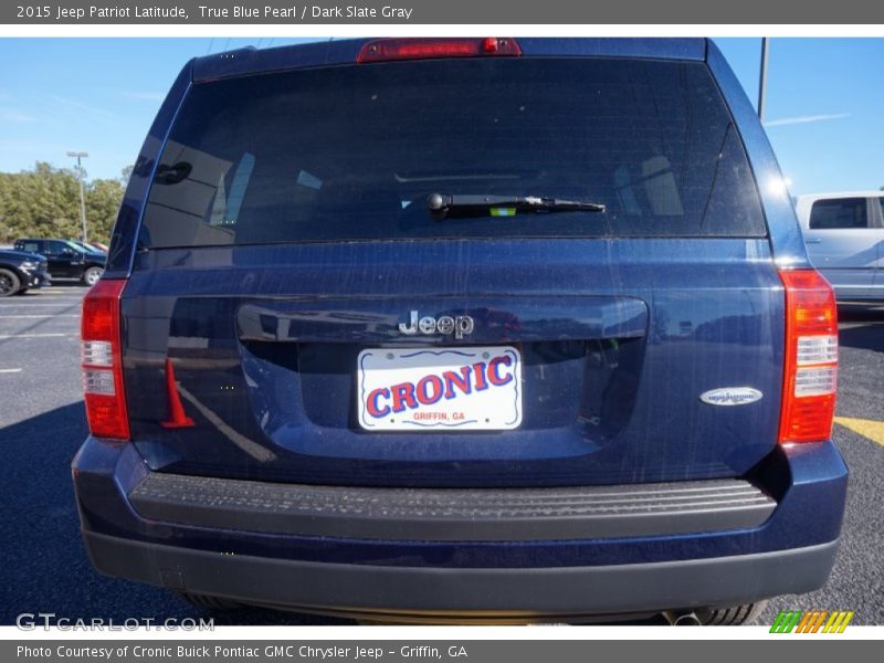 True Blue Pearl / Dark Slate Gray 2015 Jeep Patriot Latitude
