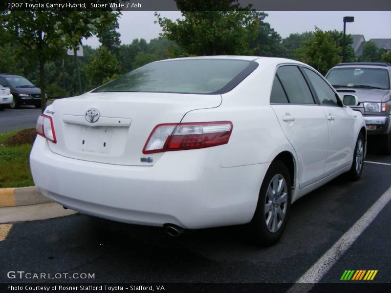 Super White / Ash 2007 Toyota Camry Hybrid