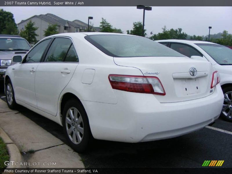 Super White / Ash 2007 Toyota Camry Hybrid