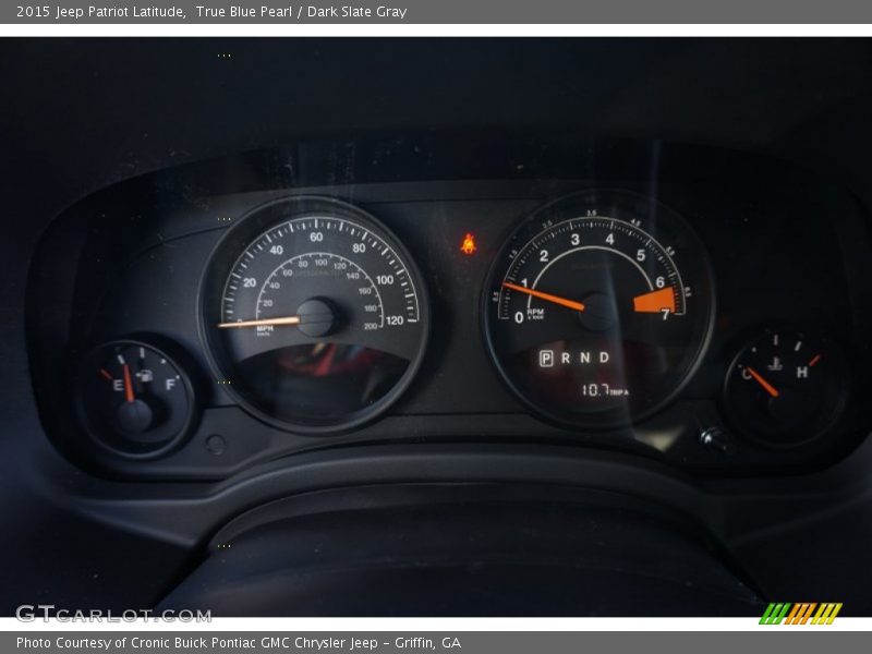 True Blue Pearl / Dark Slate Gray 2015 Jeep Patriot Latitude