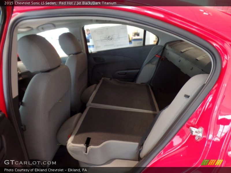Red Hot / Jet Black/Dark Titanium 2015 Chevrolet Sonic LS Sedan
