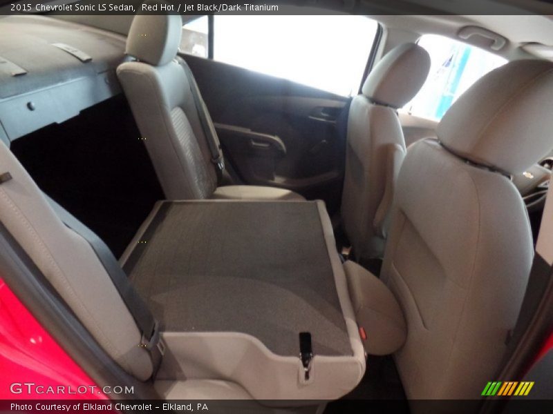 Red Hot / Jet Black/Dark Titanium 2015 Chevrolet Sonic LS Sedan
