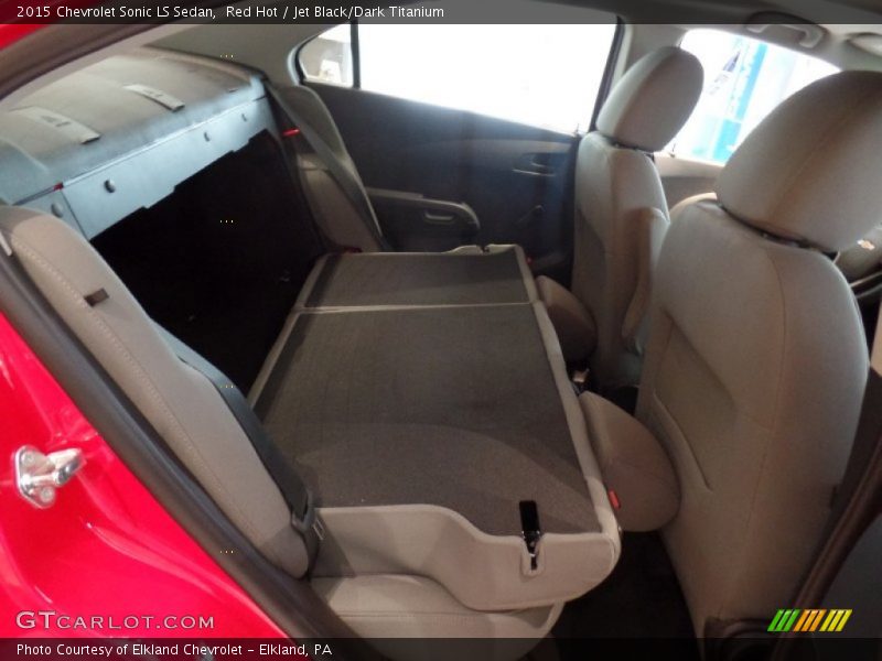 Red Hot / Jet Black/Dark Titanium 2015 Chevrolet Sonic LS Sedan