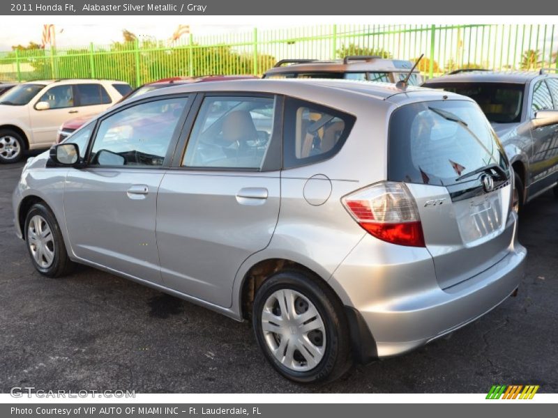 Alabaster Silver Metallic / Gray 2011 Honda Fit