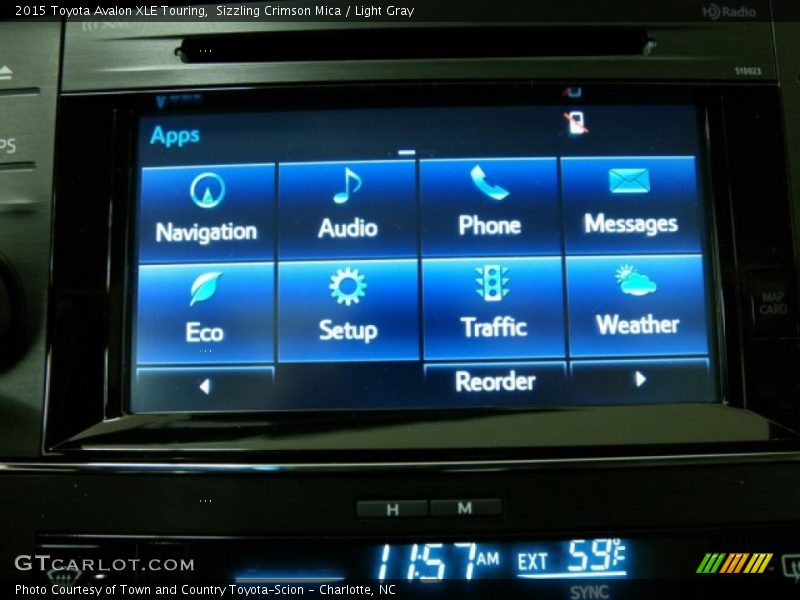 Sizzling Crimson Mica / Light Gray 2015 Toyota Avalon XLE Touring