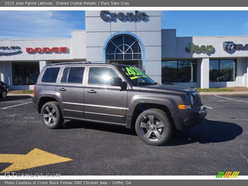 Granite Crystal Metallic / Dark Slate Gray 2015 Jeep Patriot Latitude