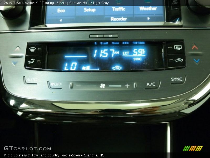 Sizzling Crimson Mica / Light Gray 2015 Toyota Avalon XLE Touring