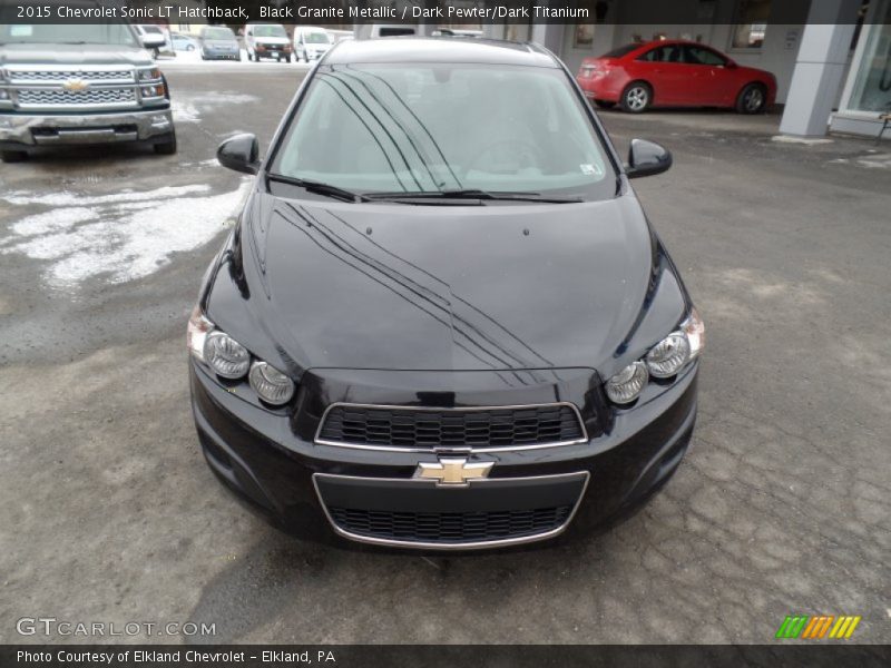 Black Granite Metallic / Dark Pewter/Dark Titanium 2015 Chevrolet Sonic LT Hatchback
