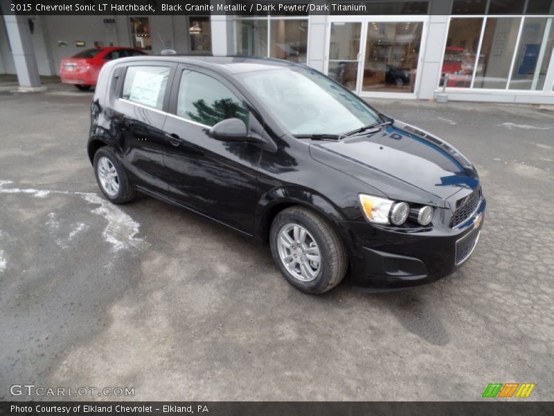 Black Granite Metallic / Dark Pewter/Dark Titanium 2015 Chevrolet Sonic LT Hatchback