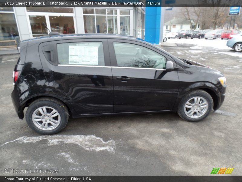Black Granite Metallic / Dark Pewter/Dark Titanium 2015 Chevrolet Sonic LT Hatchback
