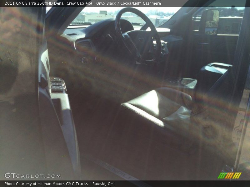 Onyx Black / Cocoa/Light Cashmere 2011 GMC Sierra 2500HD Denali Crew Cab 4x4