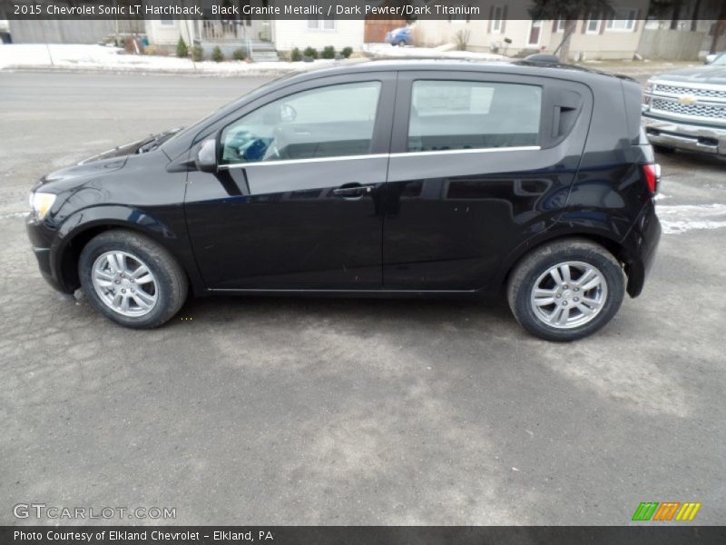 Black Granite Metallic / Dark Pewter/Dark Titanium 2015 Chevrolet Sonic LT Hatchback