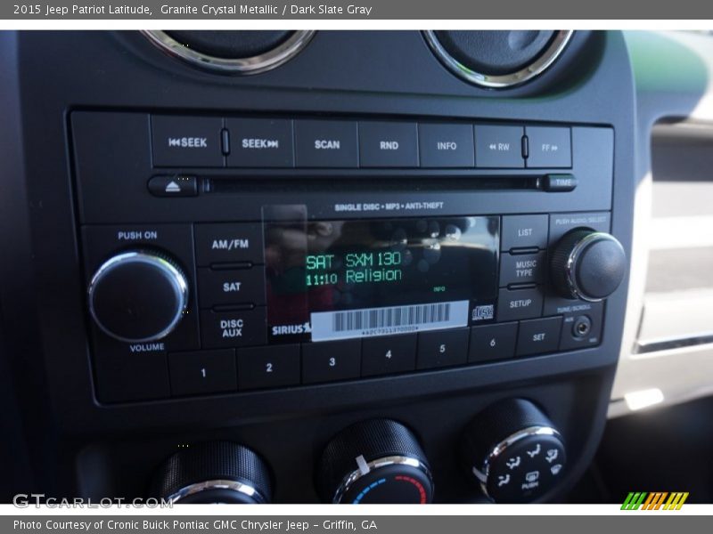 Granite Crystal Metallic / Dark Slate Gray 2015 Jeep Patriot Latitude