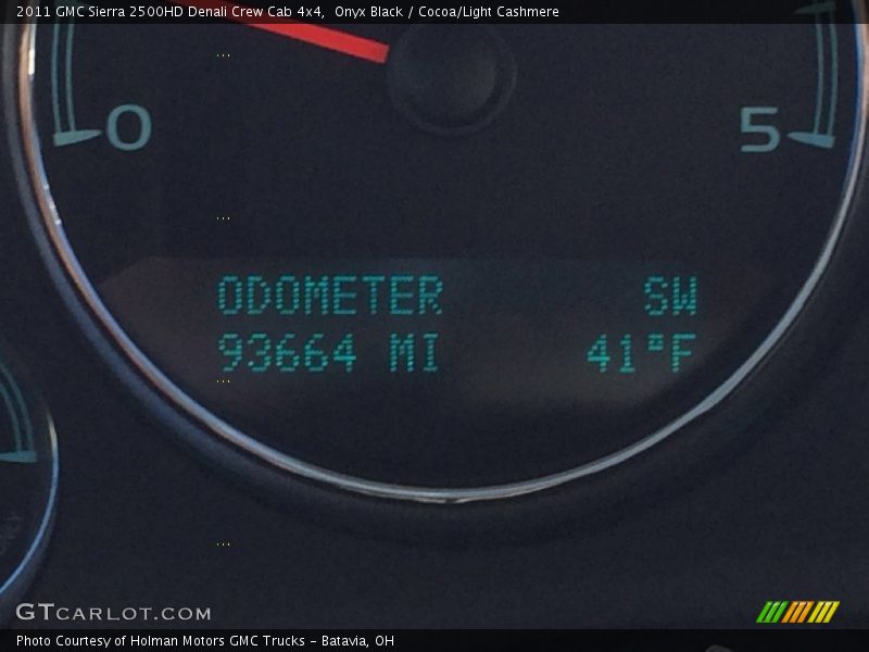 Onyx Black / Cocoa/Light Cashmere 2011 GMC Sierra 2500HD Denali Crew Cab 4x4