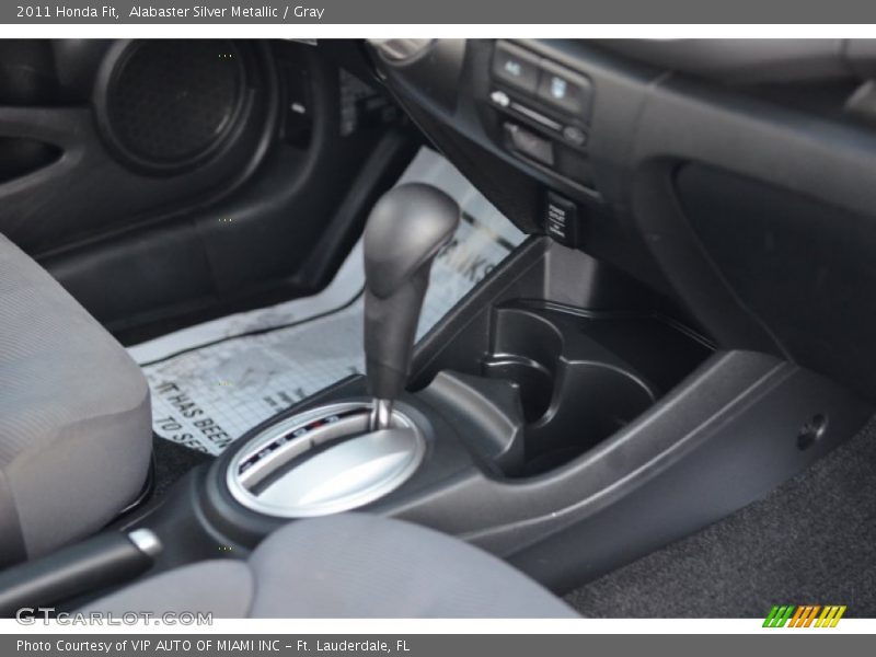 Alabaster Silver Metallic / Gray 2011 Honda Fit