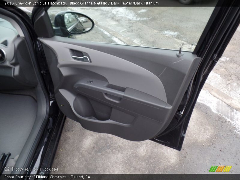 Black Granite Metallic / Dark Pewter/Dark Titanium 2015 Chevrolet Sonic LT Hatchback