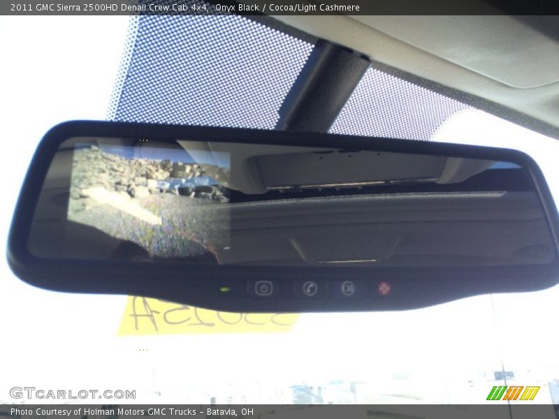 Onyx Black / Cocoa/Light Cashmere 2011 GMC Sierra 2500HD Denali Crew Cab 4x4