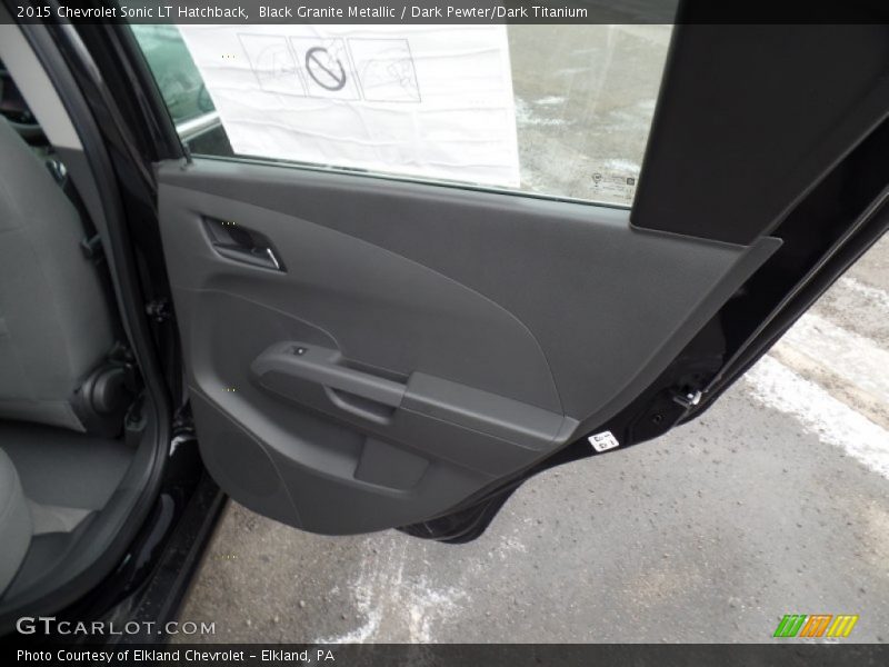 Black Granite Metallic / Dark Pewter/Dark Titanium 2015 Chevrolet Sonic LT Hatchback