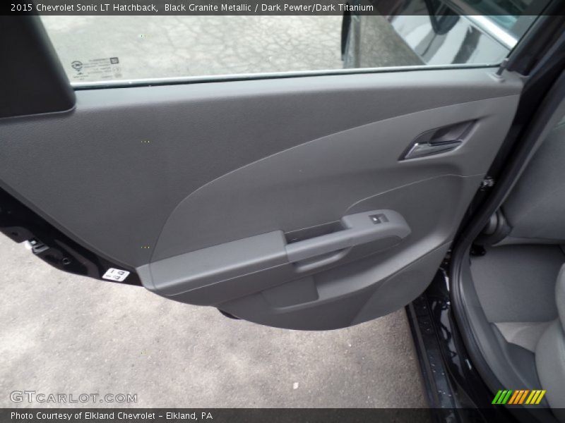 Black Granite Metallic / Dark Pewter/Dark Titanium 2015 Chevrolet Sonic LT Hatchback
