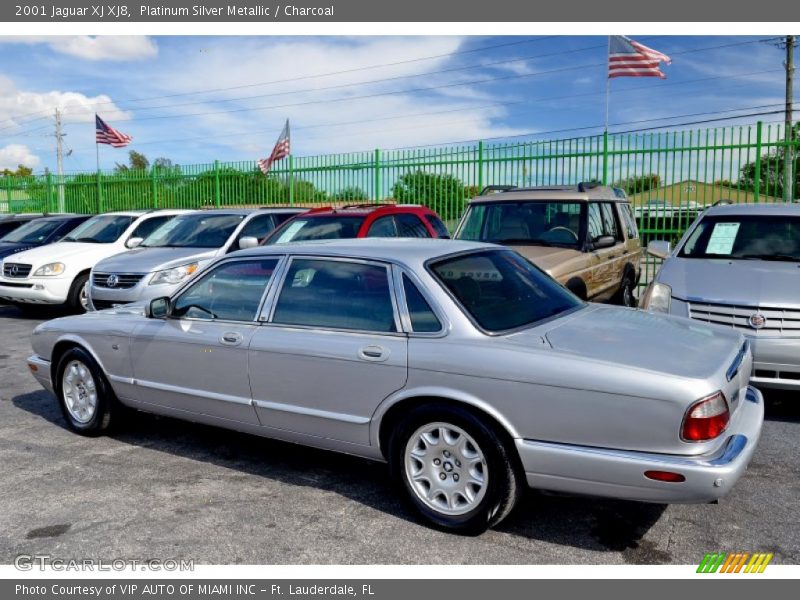Platinum Silver Metallic / Charcoal 2001 Jaguar XJ XJ8