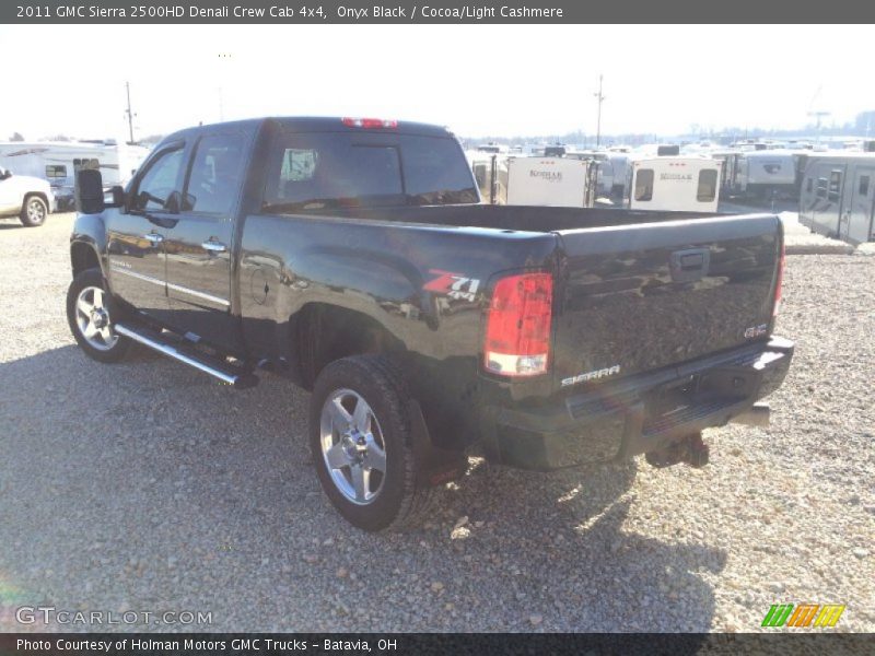 Onyx Black / Cocoa/Light Cashmere 2011 GMC Sierra 2500HD Denali Crew Cab 4x4
