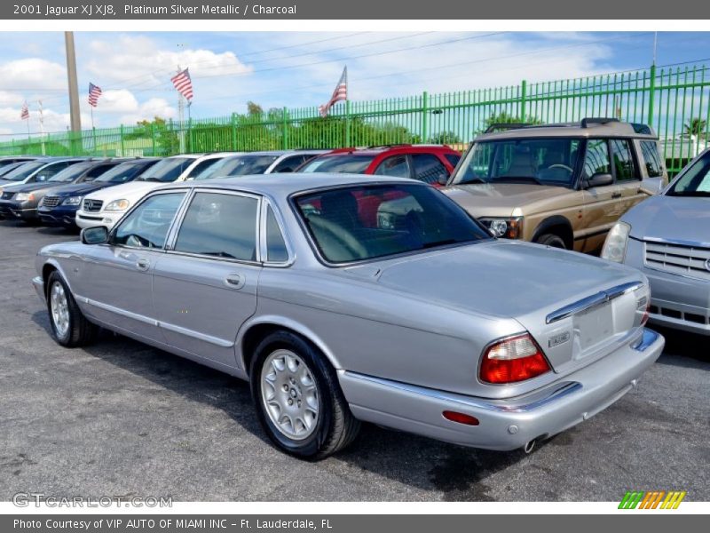 Platinum Silver Metallic / Charcoal 2001 Jaguar XJ XJ8