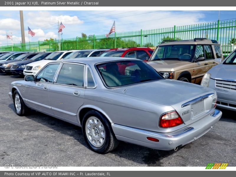 Platinum Silver Metallic / Charcoal 2001 Jaguar XJ XJ8
