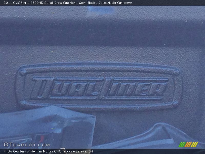 Onyx Black / Cocoa/Light Cashmere 2011 GMC Sierra 2500HD Denali Crew Cab 4x4