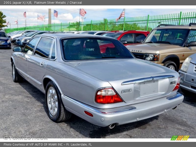 Platinum Silver Metallic / Charcoal 2001 Jaguar XJ XJ8