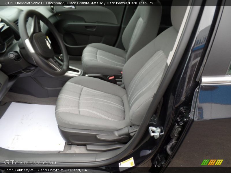Black Granite Metallic / Dark Pewter/Dark Titanium 2015 Chevrolet Sonic LT Hatchback