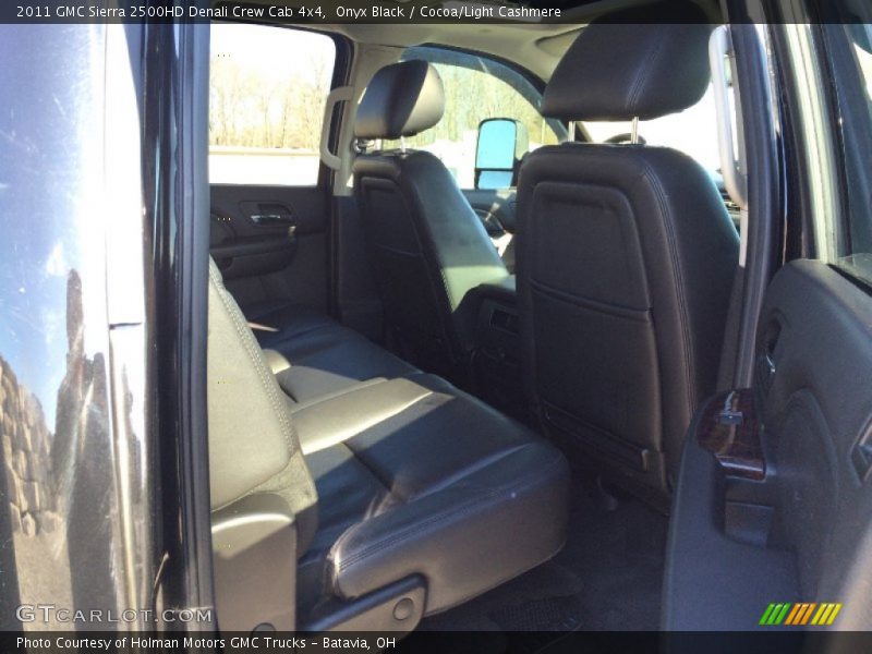 Onyx Black / Cocoa/Light Cashmere 2011 GMC Sierra 2500HD Denali Crew Cab 4x4