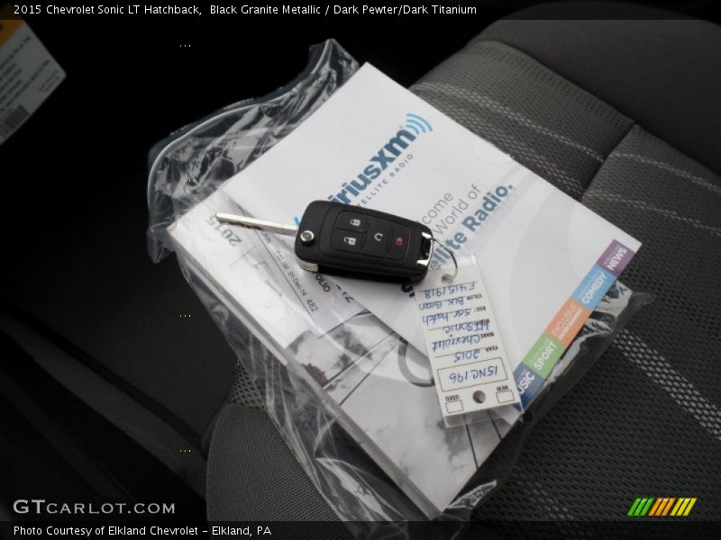 Black Granite Metallic / Dark Pewter/Dark Titanium 2015 Chevrolet Sonic LT Hatchback