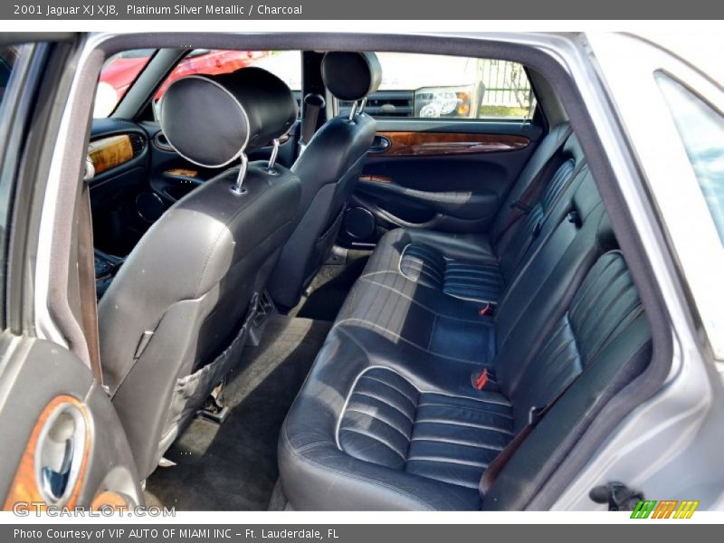 Platinum Silver Metallic / Charcoal 2001 Jaguar XJ XJ8