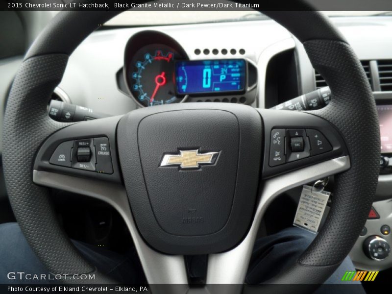 Black Granite Metallic / Dark Pewter/Dark Titanium 2015 Chevrolet Sonic LT Hatchback