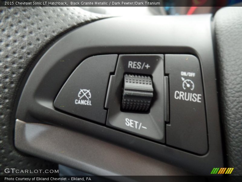 Black Granite Metallic / Dark Pewter/Dark Titanium 2015 Chevrolet Sonic LT Hatchback