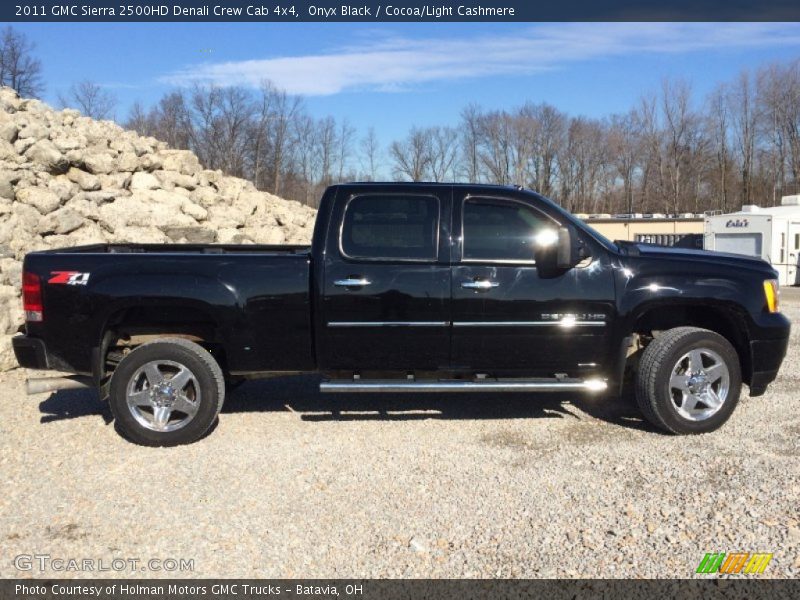 Onyx Black / Cocoa/Light Cashmere 2011 GMC Sierra 2500HD Denali Crew Cab 4x4