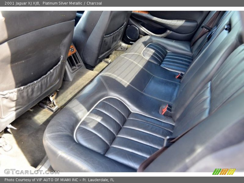 Platinum Silver Metallic / Charcoal 2001 Jaguar XJ XJ8