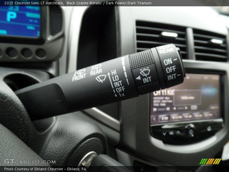 Black Granite Metallic / Dark Pewter/Dark Titanium 2015 Chevrolet Sonic LT Hatchback