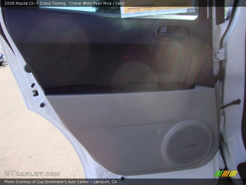 Crystal White Pearl Mica / Sand 2008 Mazda CX-7 Grand Touring