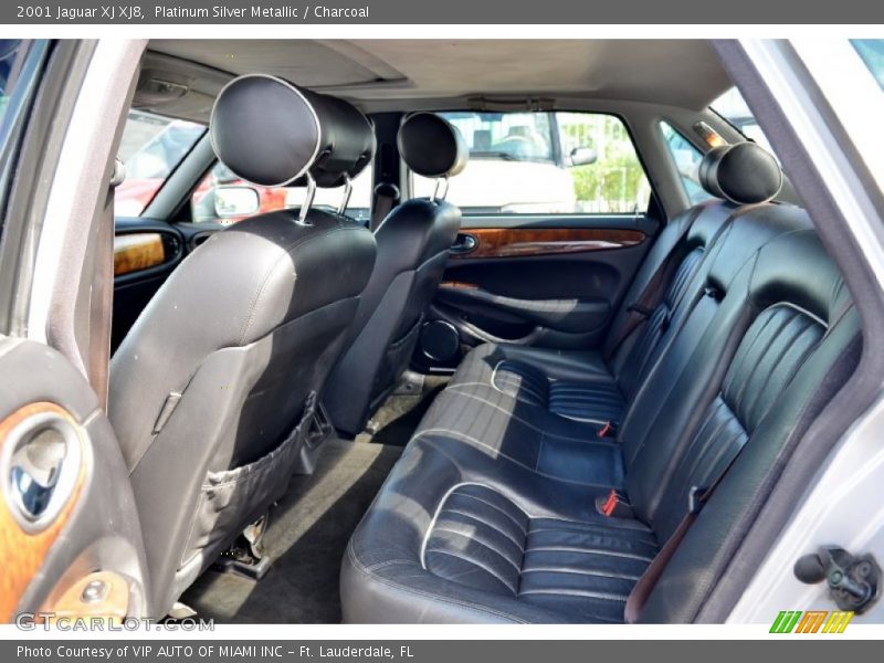 Platinum Silver Metallic / Charcoal 2001 Jaguar XJ XJ8