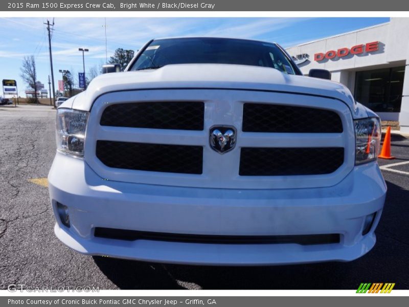 Bright White / Black/Diesel Gray 2015 Ram 1500 Express Crew Cab